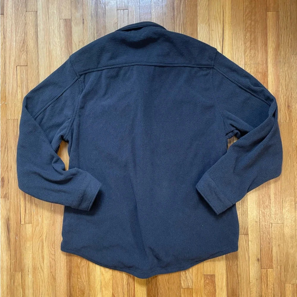 Coleman Shacket Button Down Shirt Mens Size XL Grey Lightweight Jacket Soft Rib - Picture 2 of 9